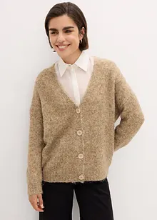 Cardigan in misto lana, bonprix