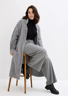 Cardigan in bouclé di misto lana, bonprix