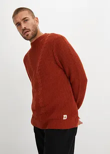 Maglione in lavorazione mista, bonprix