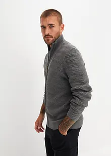 Cardigan con colletto dritto, bonprix