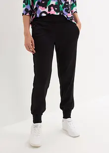 Pantaloni da jogging super elasticizzati con fodera morbida, bonprix