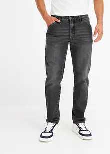 Jeans elasticizzati relaxed fit, straight, bonprix