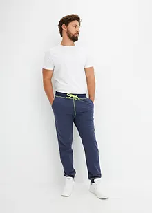 Pantaloni da jogging effetto denim, bonprix