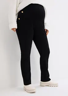 Pantaloni prémaman con fascia alta per la pancia, slim fit, bonprix