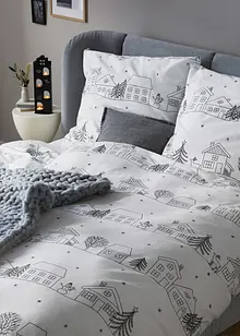 Biancheria da letto con motivo invernale, bonprix