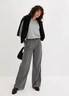 Pantaloni a palazzo con pinces, bonprix