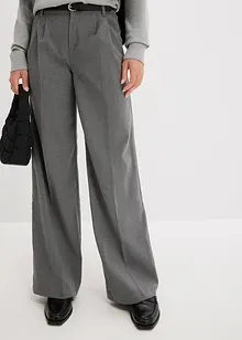 Pantaloni a palazzo con pinces, bonprix