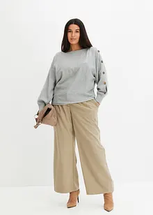 Maglione con bottoni, bonprix