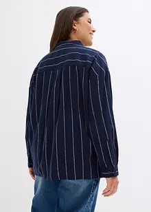 Camicetta oversize in flanella, bonprix