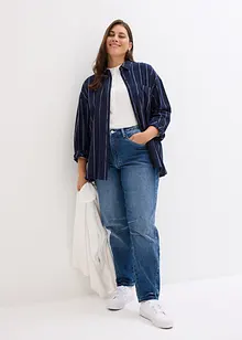 Camicetta oversize in flanella, bonprix