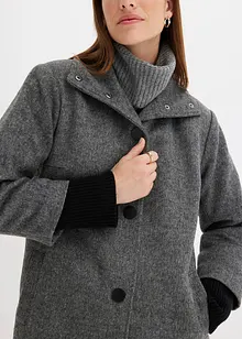 Cappotto corto in simil lana, bonprix