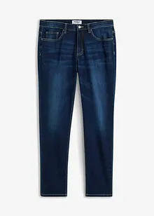 Jeans elasticizzati regular fit, tapered, bonprix