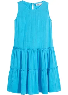 Abito midi in mussola vaporosa, bonprix