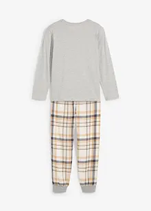 Pigiama con pantaloni in flanella, bonprix