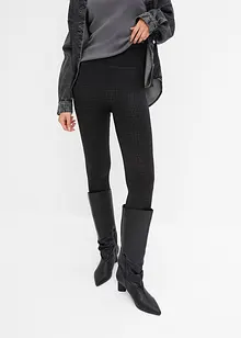 Leggings termici in pile con motivo lucido, bonprix