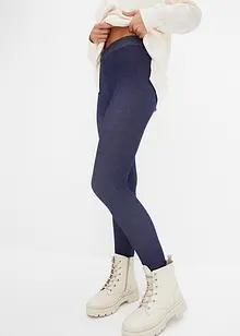 Leggings termici in pile effetto jeans, bonprix