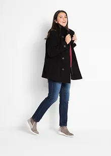 Jeans straight elasticizzati, vita alta, bonprix