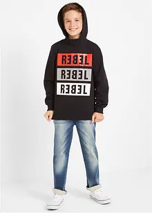 Jeans felpati regular fit, straight, bonprix