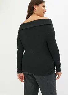 Maglione con spalle scoperte, bonprix