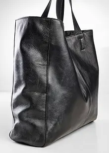 Borsa shopper in pelle XXL, bonprix