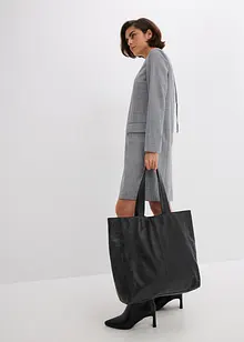 Borsa shopper in pelle XXL, bonprix