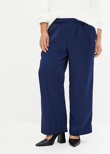 Pantaloni in satin effetto glitterato, bonprix