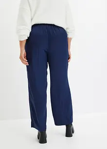 Pantaloni in satin effetto glitterato, bonprix