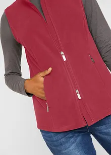 Gilet in pile con tasche, bonprix