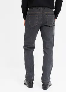 Jeans termici con elastico in vita regular fit, straight, bonprix