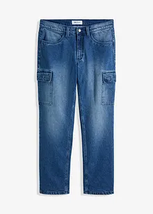 Jeans cargo termici relaxed fit, straight, bonprix