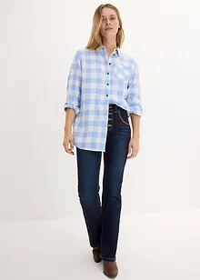 Camicia lunga in flanella, bonprix