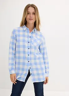 Camicia lunga in flanella, bonprix