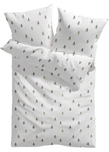 Biancheria da letto con alberi di Natale, bonprix