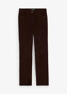 Pantaloni di velluto a coste elasticizzati, straight, bonprix