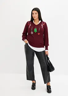 Maglione in filato fine, bonprix