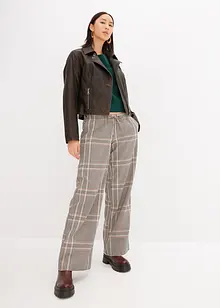 Pantaloni casual in piede-de-poule, bonprix