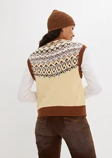 Gilet in maglia norvegese, bonprix