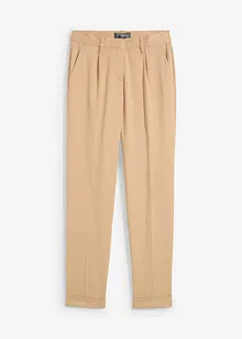 Pantaloni a sigaretta con risvolto, bonprix