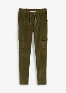 Pantaloni con elastico in vita in velluto a coste, bonprix