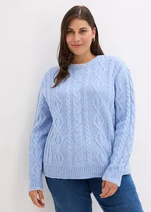 Maglione a trecce, bonprix