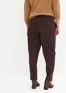 Pantaloni in similpelle scamosciata, bonprix