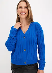 Cardigan corto a coste, bonprix