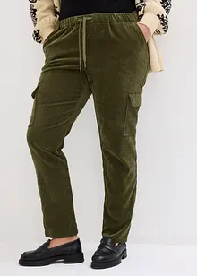 Pantaloni con elastico in vita in velluto a coste, bonprix