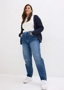 Mom jeans a vita alta, bonprix