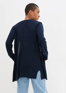Cardigan in puro cotone fiammato, bonprix
