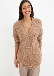 Cardigan in filato morbido, bonprix