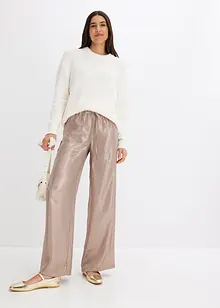 Pantaloni in satin lucido, bonprix