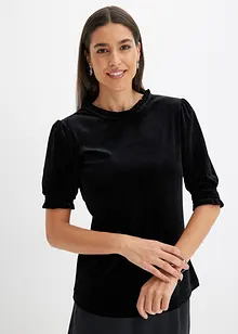 Maglia in velluto morbido, bonprix