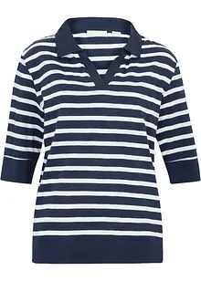 Polo in misto cotone e viscosa, bonprix