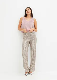 Top con filato peloso, bonprix